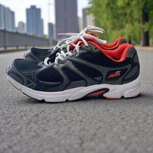 Avia Men’s Running Shoes Black Orange 10.5M Comfort Training Sneakers New